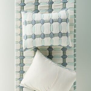 NWT Anthropologie Sonya Matelassé Pillowcases, Set of 2,